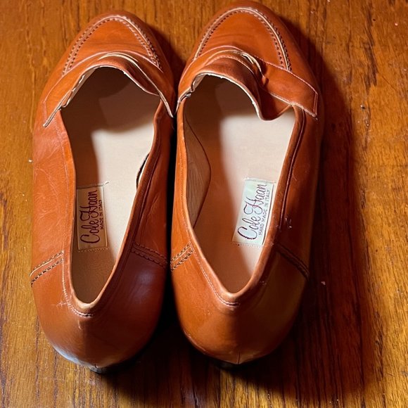 Cole Haan NWOT size 10 tan leather made in italy - Picture 7 of 8